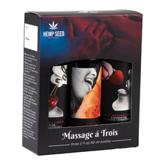 Hemp Seed Edible Massage A Trois 3 pack
