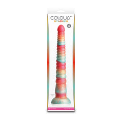 Colours Stacked - 12'' Dildo - Red/Gold - Red/Gold 30.6 cm Fantasy Dildo