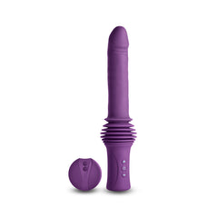 INYA Super Stroker Thrusting Vibrator - Purple