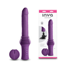 INYA Super Stroker Thrusting Vibrator - Purple