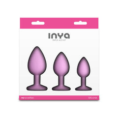 INYA Triple Ace Kit - Blush - Pink Butt Plugs - Set of 3 Sizes