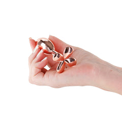 Rear Assets Clover Butt Plug - Rose Gold