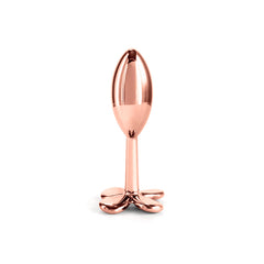Rear Assets Clover Butt Plug - Rose Gold