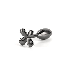 Rear Assets Clover Butt Plug - Gunmetal