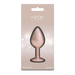 Rear Assets Iridescent - Medium Butt Plug - Iridescent Champagne 8.2 cm