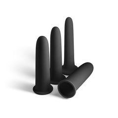 Renegade Gliders - Black - Black Anal Dilators - Set of 4