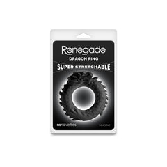 Renegade Dragon Ring - Black - Black Cock Ring