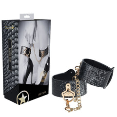 OUCH! Florence Collection - Black BDSM Leg Cuffs
