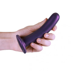 OUCH! Smooth 6" Purple Silicone G-Spot Dildo