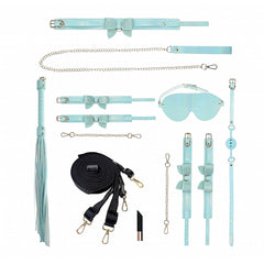 OUCH! Paris Collection - BDSM Bondage Kit with Bag - Blue