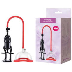 LuvPump Vagina Enhancement System Vagina Pussy Pump - Clear/Red