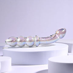 Playboy Pleasure JEWELS DOUBLE Glass Dildo and Butt Plug