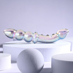 Playboy Pleasure JEWELS DOUBLE Glass Dildo and Butt Plug