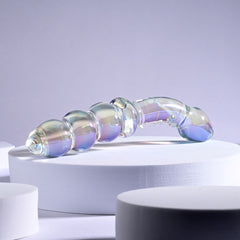 Playboy Pleasure JEWELS DOUBLE Glass Dildo and Butt Plug