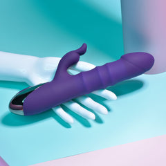 Playboy Pleasure HOP TO IT Thrusting Rabbit Vibrator