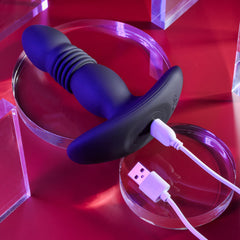 Playboy Pleasure TRUST THE THRUST Vibrating and Thrusting Butt Plug.