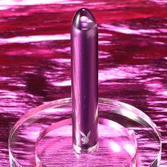 Playboy Pleasure AMETHYST Glass Vibrator