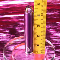 Playboy Pleasure AMETHYST Glass Vibrator