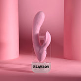 Playboy Pleasure RABBIT PARTY Rabbit Vibrator - Pink 15.2 cm USB Rechargeable