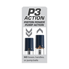Pump Worx Max Boost Penis Pump - Blue
