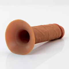 FX Elite 6'' Silicone Hollow Strap-On - Tan 15.2 cm