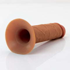 FX Elite 7'' Silicone Hollow Strap-On - Tan 17.8 cm