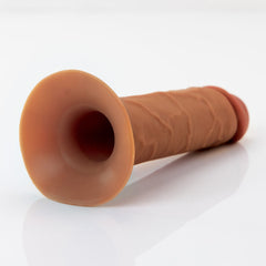 FX Elite 8'' Silicone Hollow Strap-On Tan 20 cm