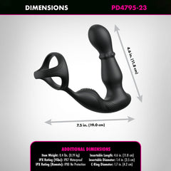 Anal Fantasy Elite Ass-Gasm Slide & Glide - Prostate Massage with Cock Ring
