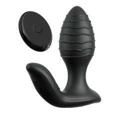 Anal Fantasy Elite Gyro-Milk Pro - Black - Black USB Rechargeable Gyrating Butt Plug