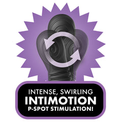 Anal Fantasy Elite Ass-Gasm intiMotion - Black USB Rechargeable Quad Motor Prostate Massager with Remote