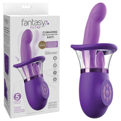 Fantasy For Her Ultimate Pleasure Pro Plus Sucking Licking & Flicking Vibrator - Purple USB Rechargeable