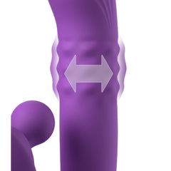 Fantasy For Her Harmoni Pro - Purple - Purple 17.8 cm USB Rechargeable Throbbing Vibrator
