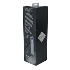 PUMPED Automatic Waterproof Penis Pump - Gunmetal/Clear USB Rechargeable