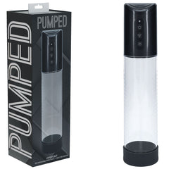 PUMPED Hyperpump Automatic Penis Pump - Gunmetal - Gunmetal Grey USB Rechargeable