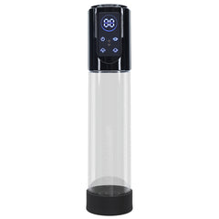 PUMPED MegaLift Automatic Penis Pump - Black - Black/Clear USB Rechargeable