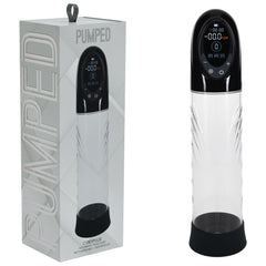 PUMPED CyberPulse Automatic Penis Pump - Black/Clear USB Rechargeable