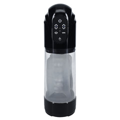 PUMPED TechnoThrust Auto Masturbator - Black/Clear USB Rechargeable