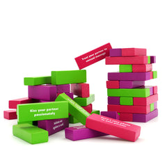 Tower of Pleasure - Couples Tumbling Tower Game Adult Jenga