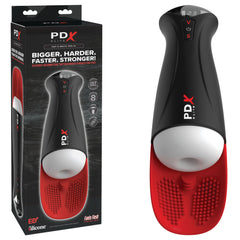 PDX Elite Fap-O-Matic Pro XL Auto Stroker Masturbator - White USB Rechargeable