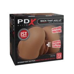 PDX Elite Back That Ass Up Auto Mega Masturbator - Brown