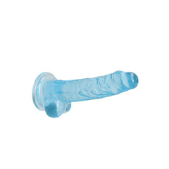 RealRock 7'' Realistic Dildo With Balls - Blue Dong