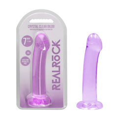REALROCK Non Realistic Dildo With Suction Cup - 17 cm - Pink 17 cm Dong