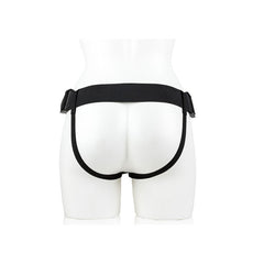 REALROCK Hollow Strapon with Balls - 23 cm Black