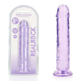 REALROCK 20 cm Straight Dildo - Purple - Purple 20 cm (8'') Dong