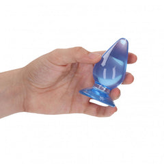 REALROCK 9 cm Anal Butt Plug - Blue