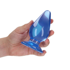 REALROCK 11.5 cm Anal Butt Plug - Blue