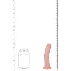 REALROCK 15cm Vibrating Cock - Flesh Dildo