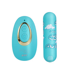 Maia JESSI 420 Remote Bullet Vibrator - Blue