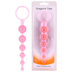 Seven Creations Dragonz Tale Pink Anal Beads