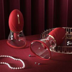 LuvPump Adoramor - Red USB Rechargeable Licking & Sucking Ladies Pump
